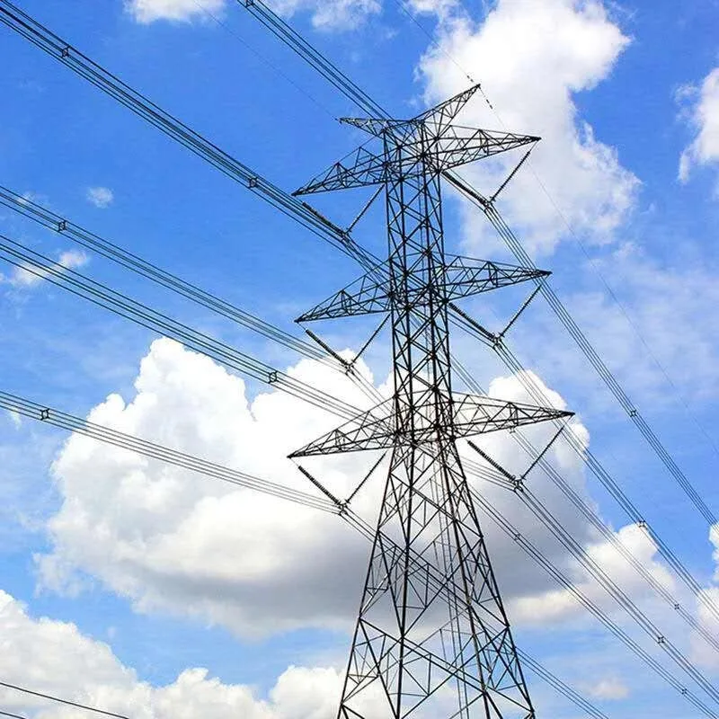 132kV gegalvaniseerde stalen hoektransmissietoren