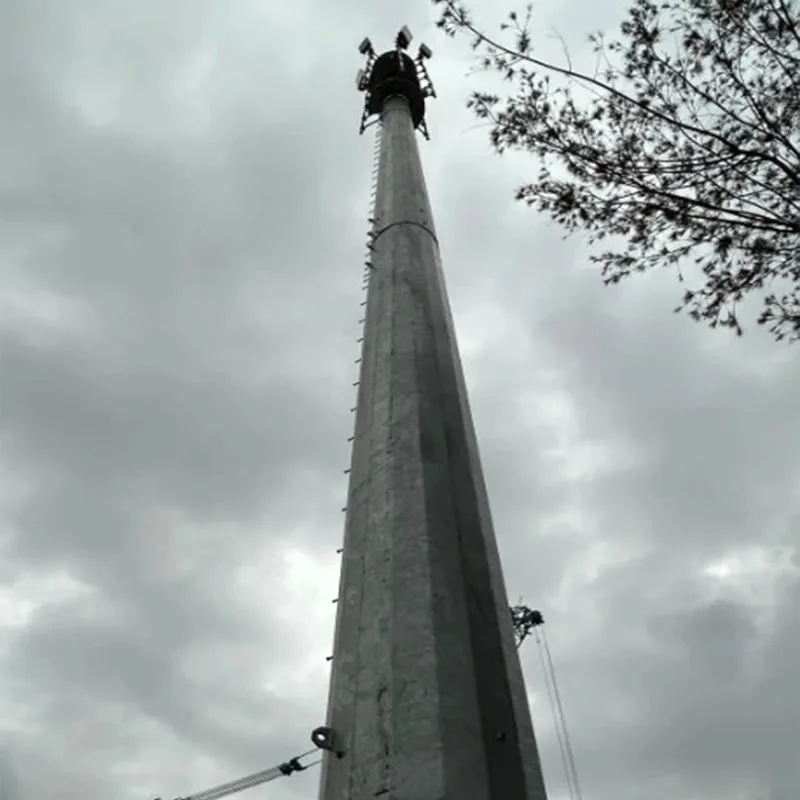 Hoge stalen pijp telecomtoren