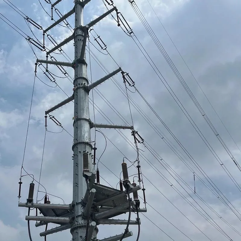 Kabelstijgpaal met meerdere circuits