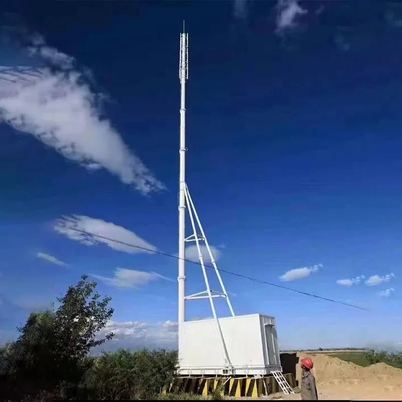 Buisvormige stalen telecomtoren